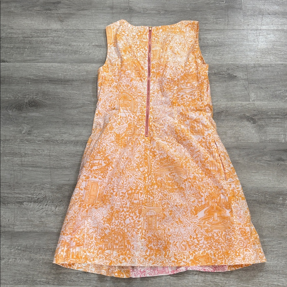 Lilly Pulitzer Jubilee Tenley Shift Toile Dress Sz 4 - Picture 8 of 8
